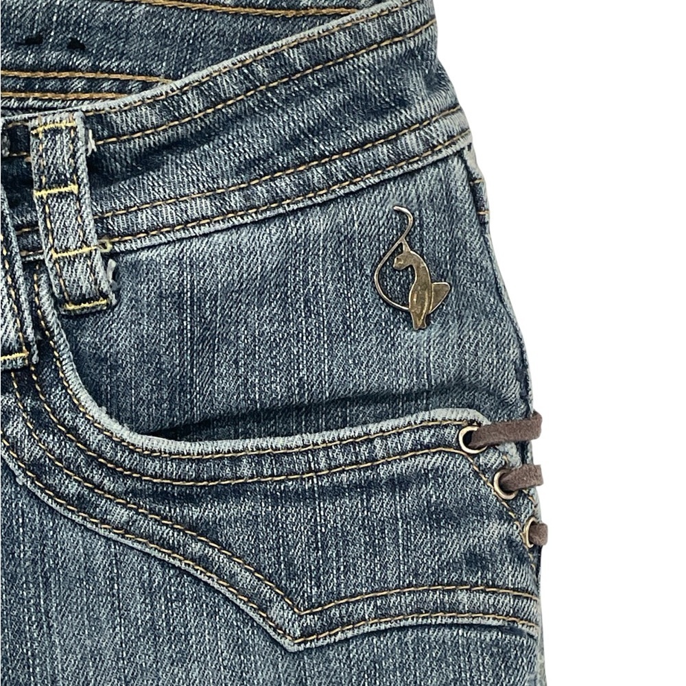 Baby Phat Girl’s Classic Blue Jeans Size 10 - Picture 2 of 5
